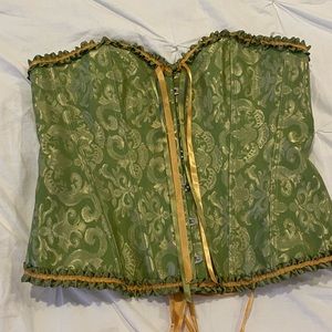 Green corset